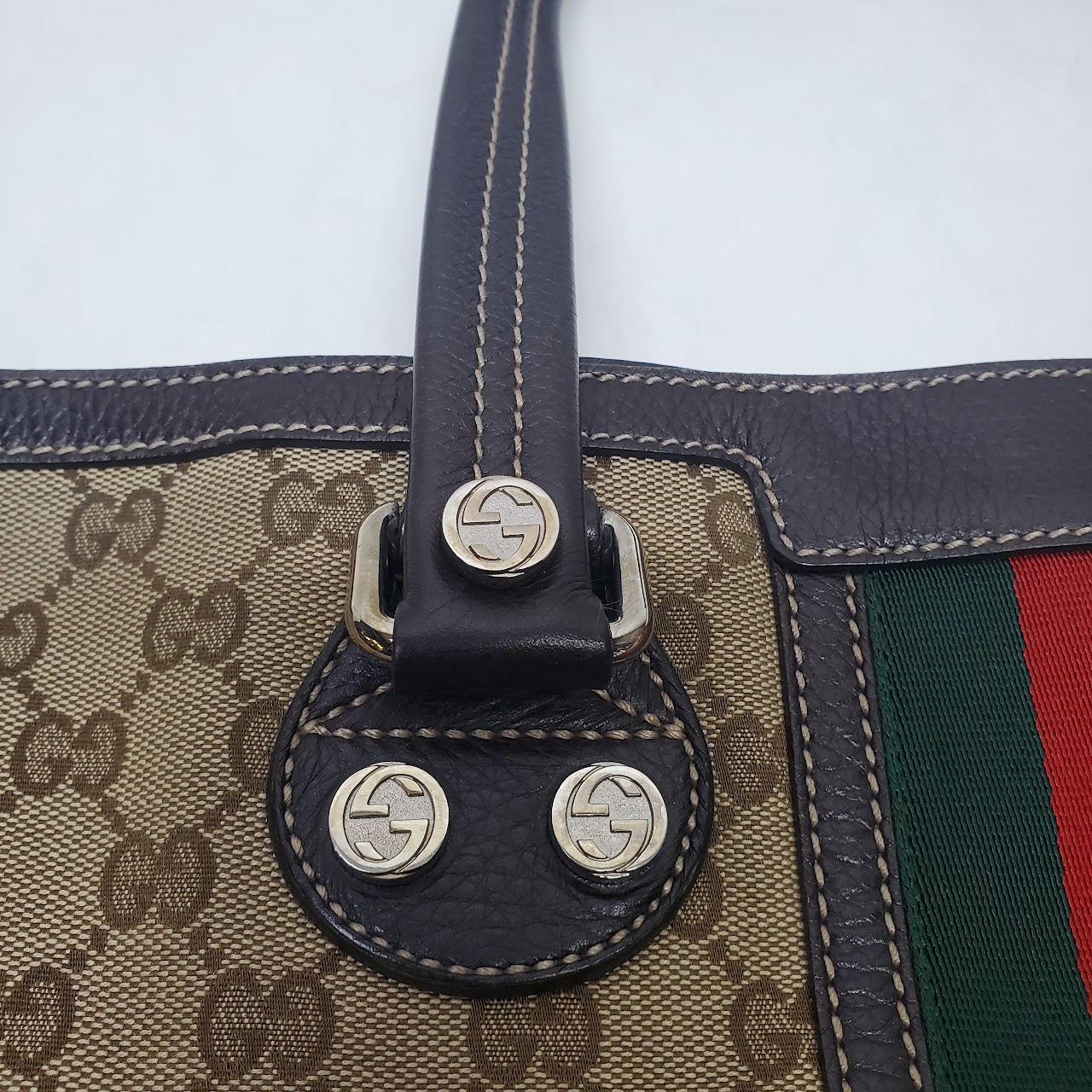 Gucci Monogram Canvas Tote