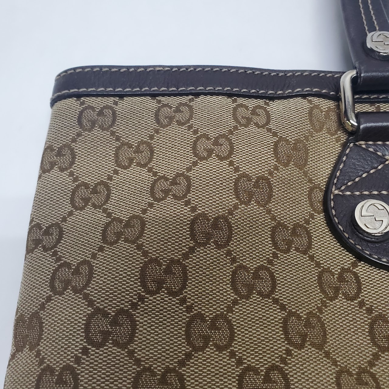 Gucci Monogram Canvas Tote