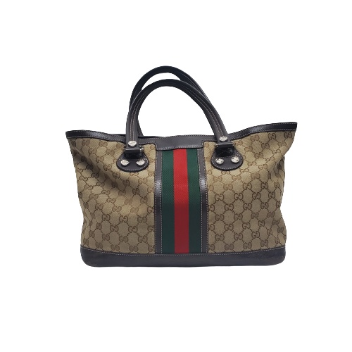 Gucci Monogram Canvas Tote