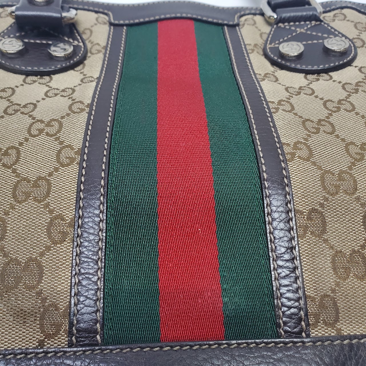 Gucci Monogram Canvas Tote