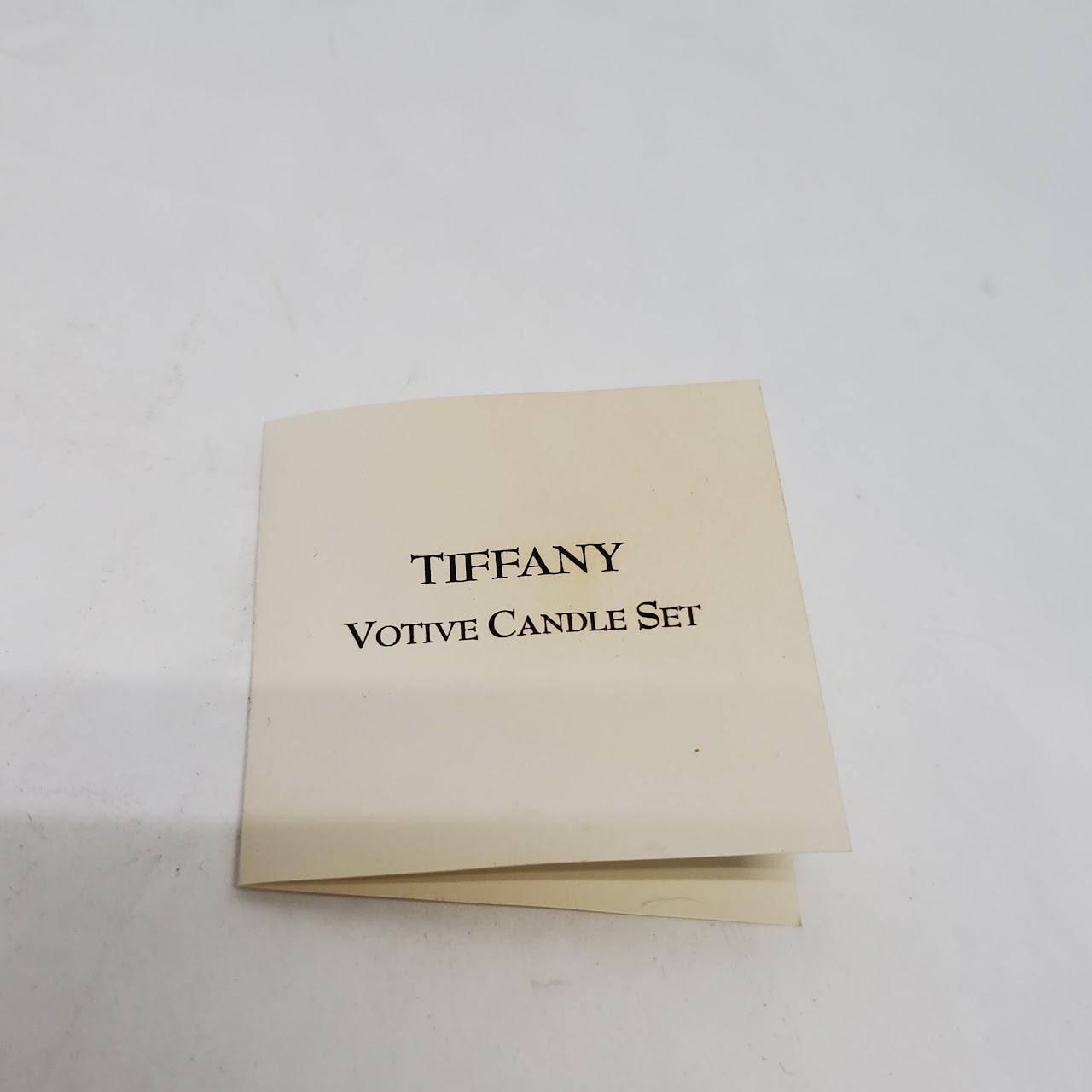 Tiffany & Co. Votive Candle Set