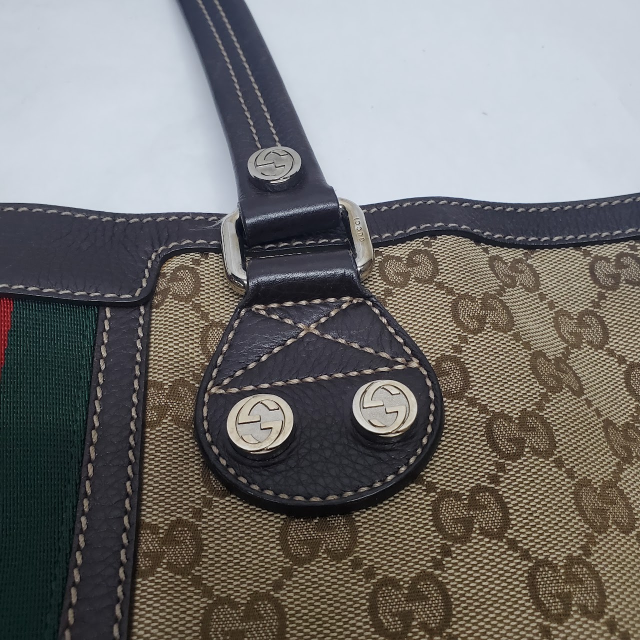 Gucci Monogram Canvas Tote