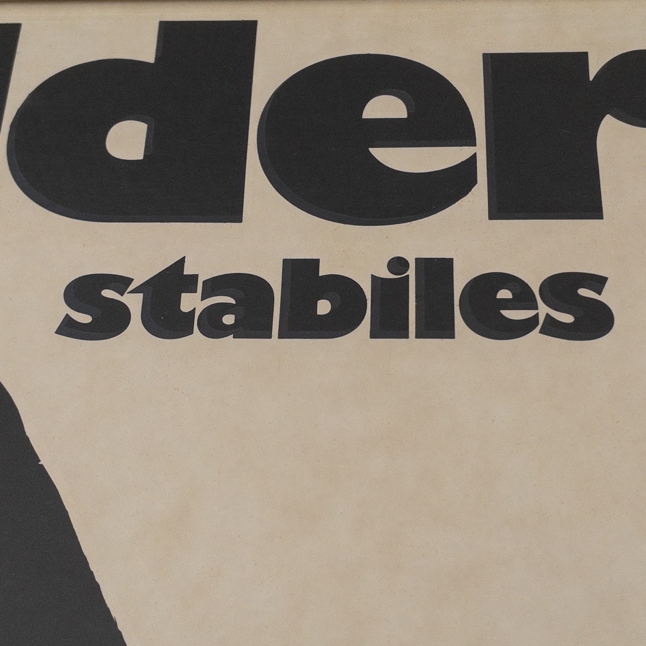 Alexander Calder 'Stabilies' Galerie Maeght Lithograph Poster