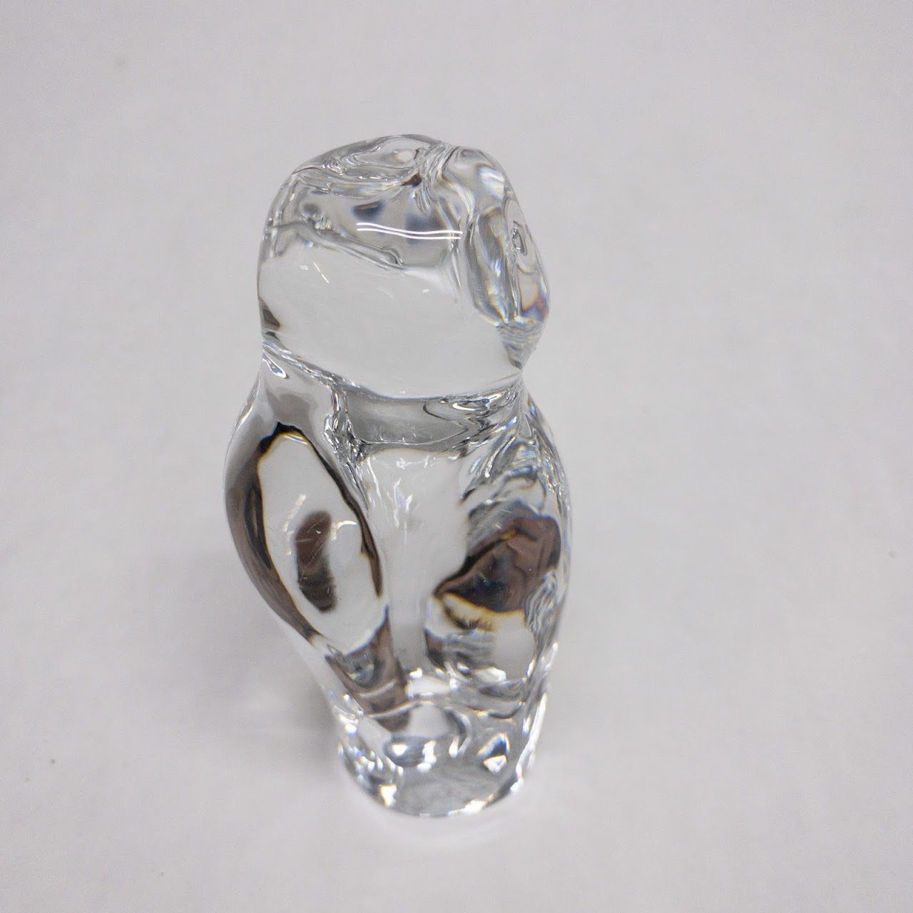 Baccarat Crystal Owl Figurine