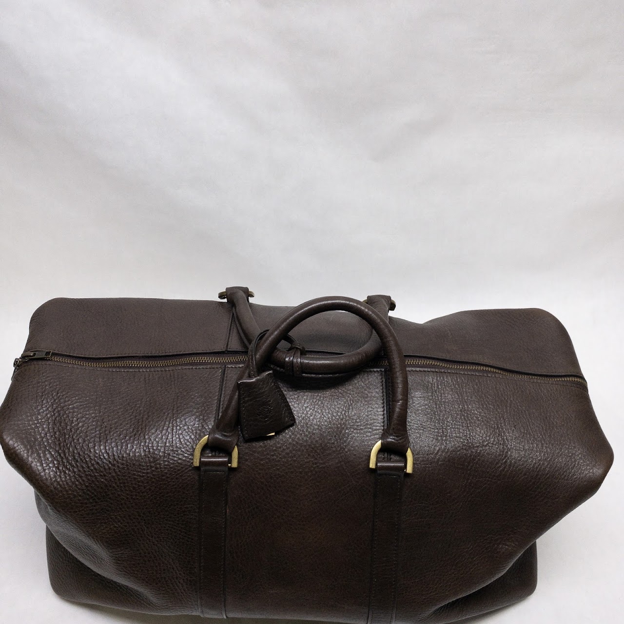 Mulberry Leather Duffel Bag