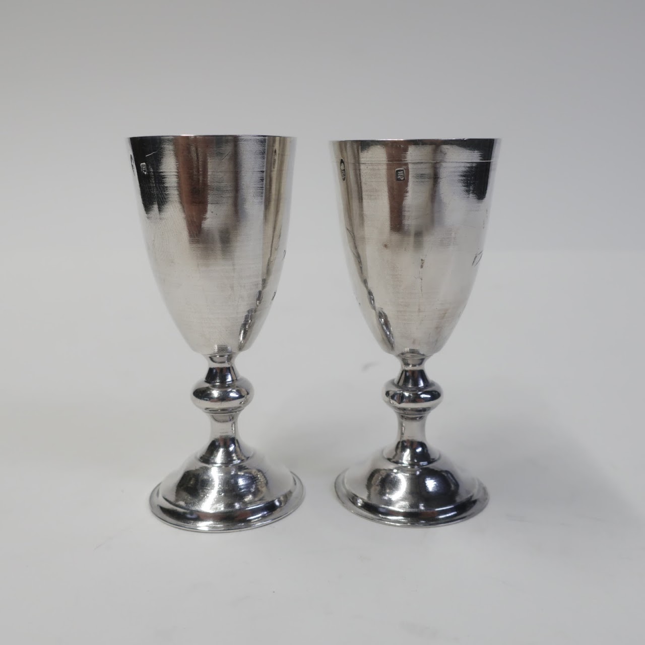 Sterling Silver Footed Aperitif Cups