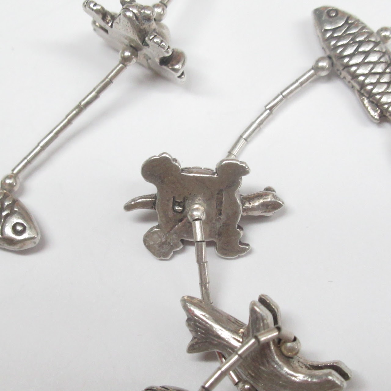 Sterling Silver Animal Charm Necklace