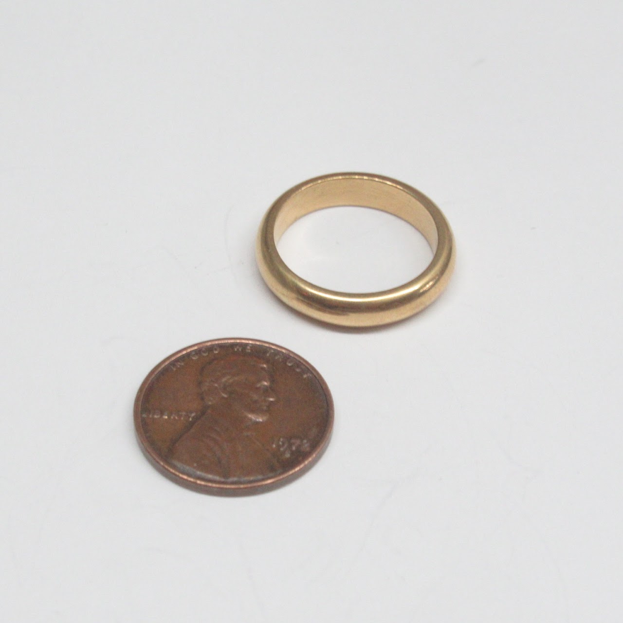 18K Gold Band Ring