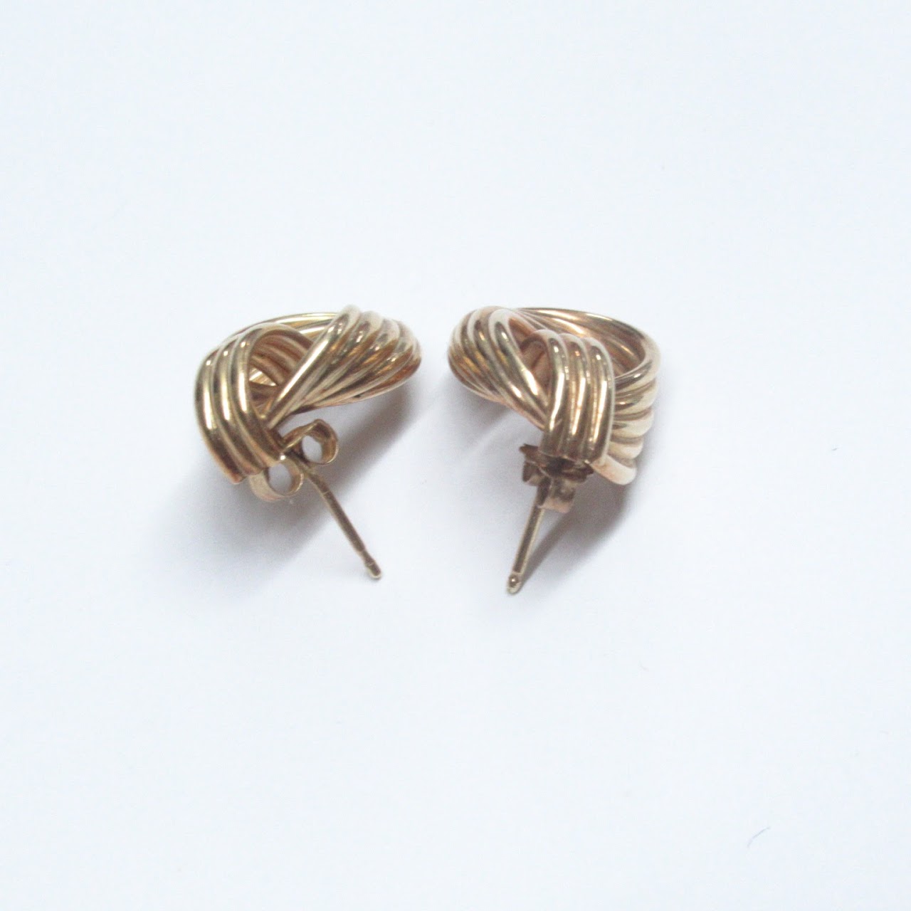 14K Gold Looped Earrings