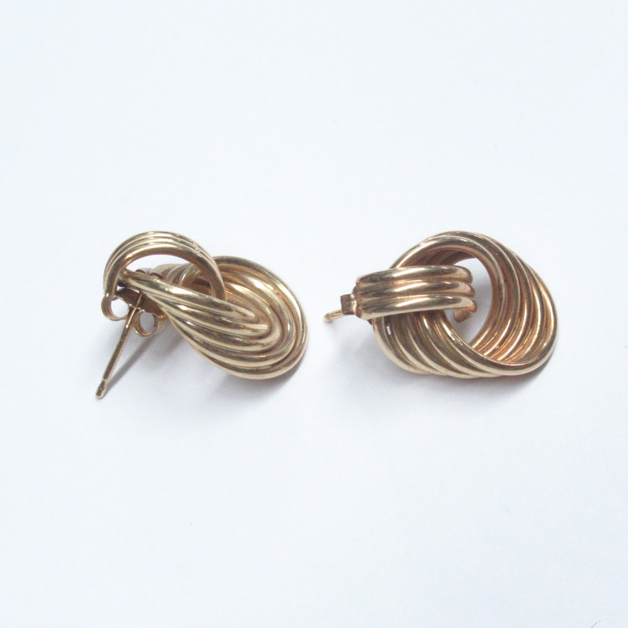 14K Gold Looped Earrings