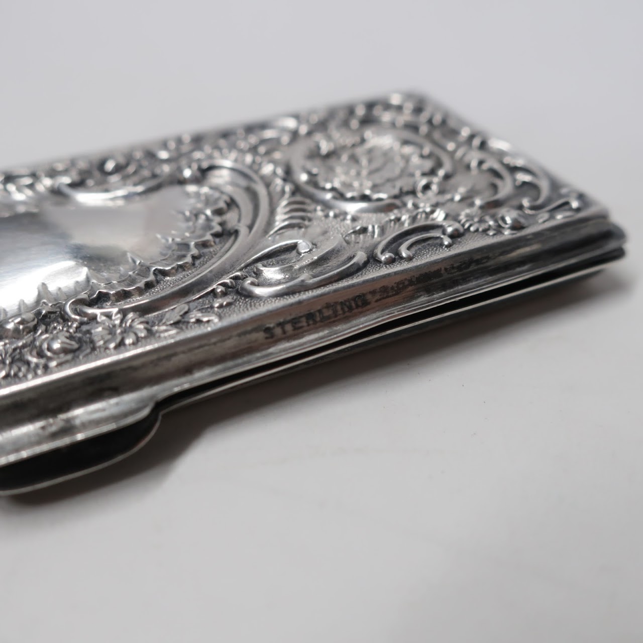 Sterling Silver Case with Parchment Paper