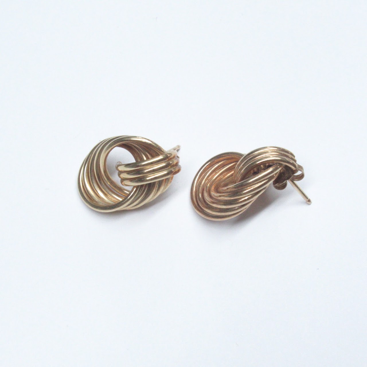 14K Gold Looped Earrings