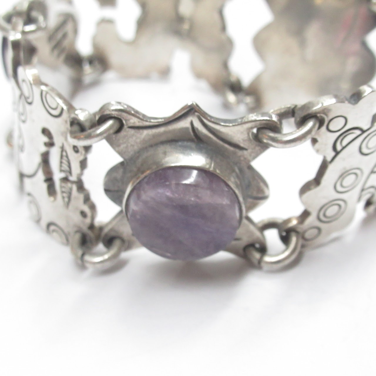 Sterling Silver & Amethyst Carmen Beckmann Bracelet