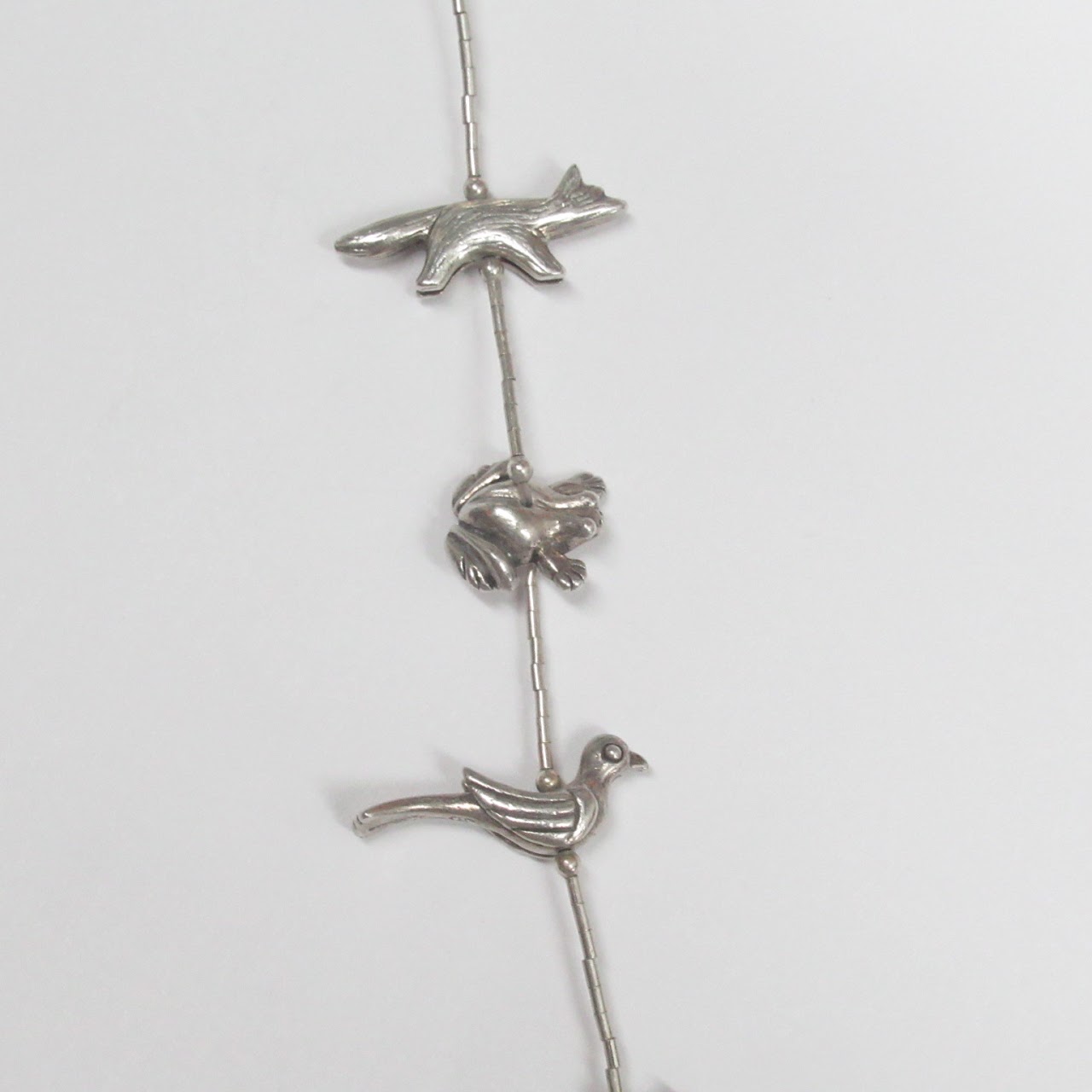 Sterling Silver Animal Charm Necklace