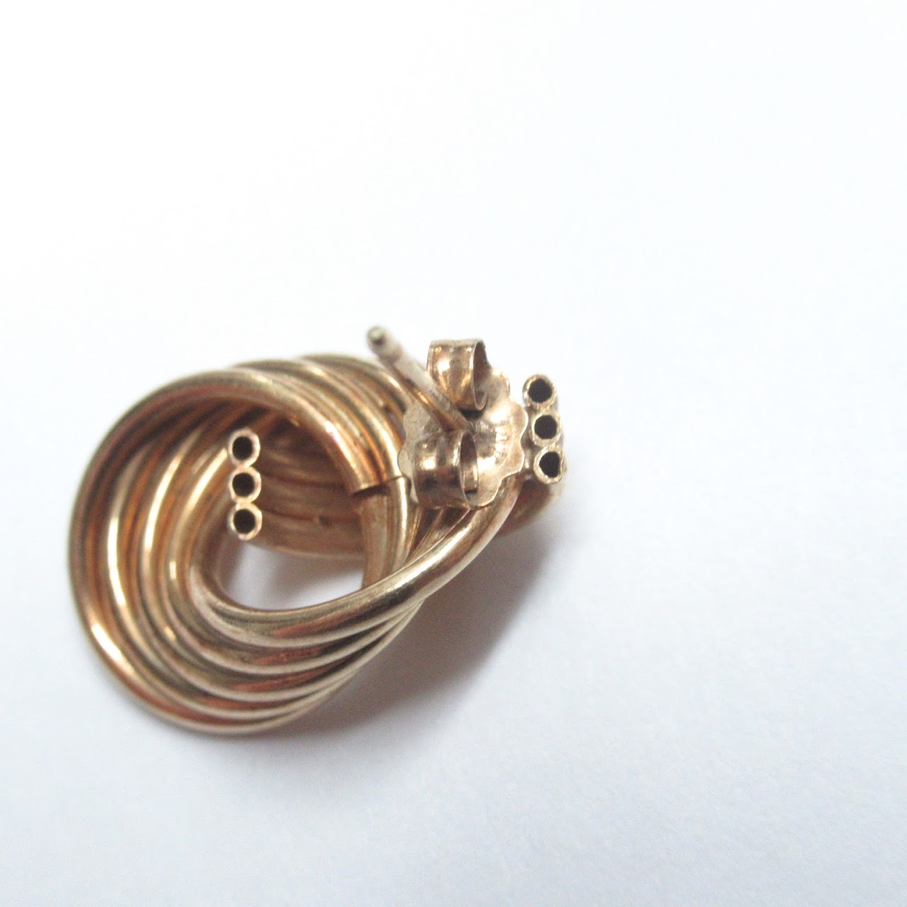 14K Gold Looped Earrings