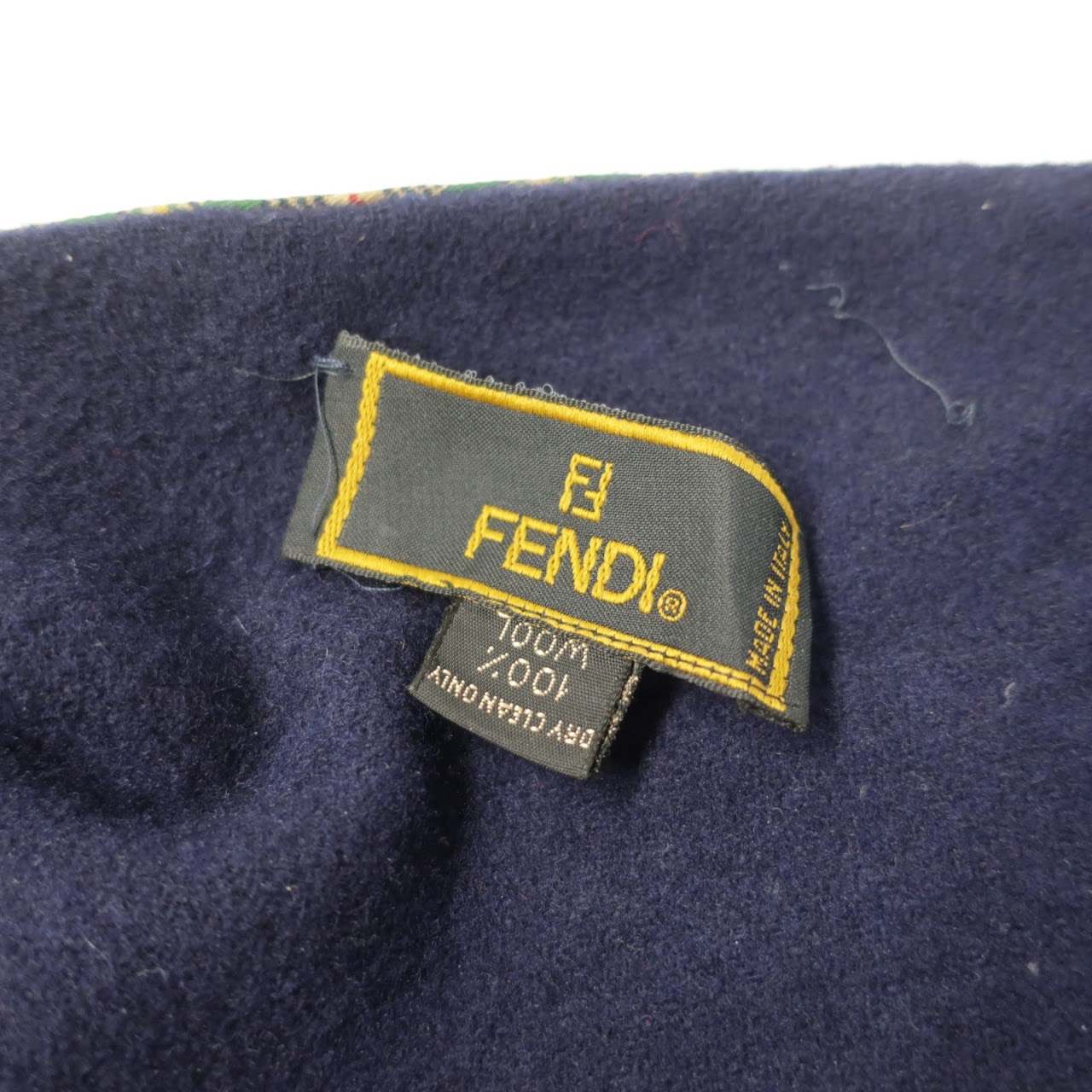 Fendi Silk and Wool Scarf