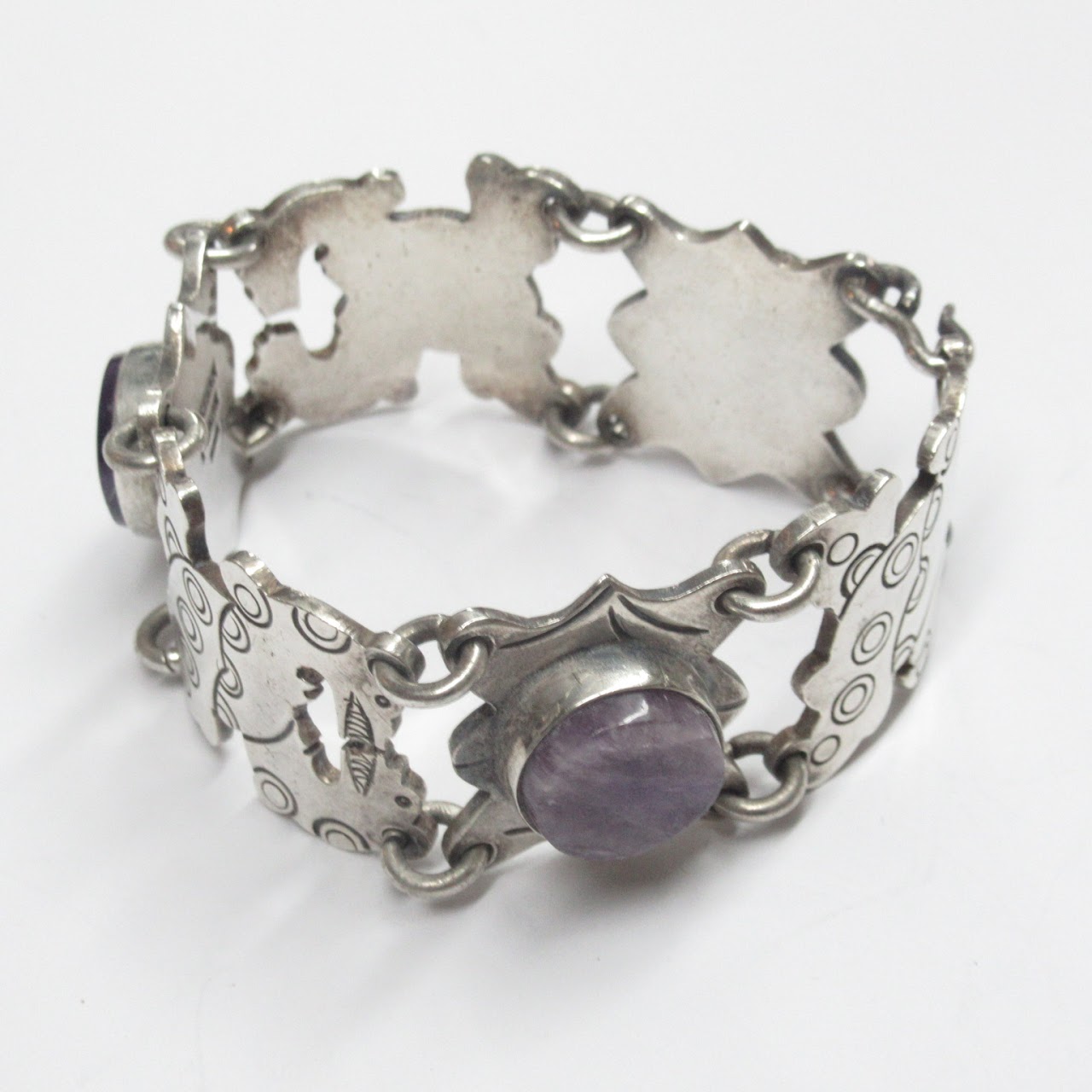 Sterling Silver & Amethyst Carmen Beckmann Bracelet