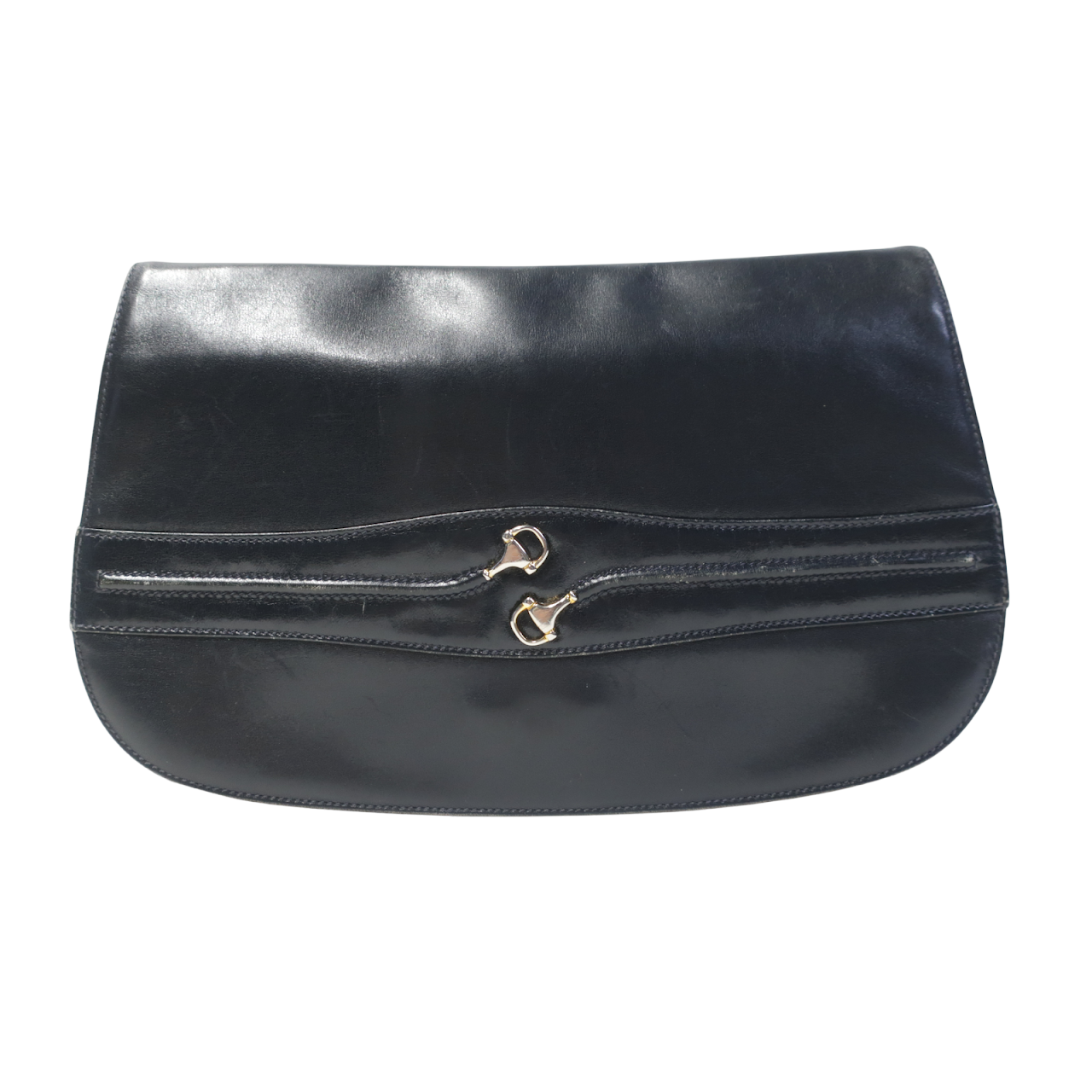 gucci navy clutch