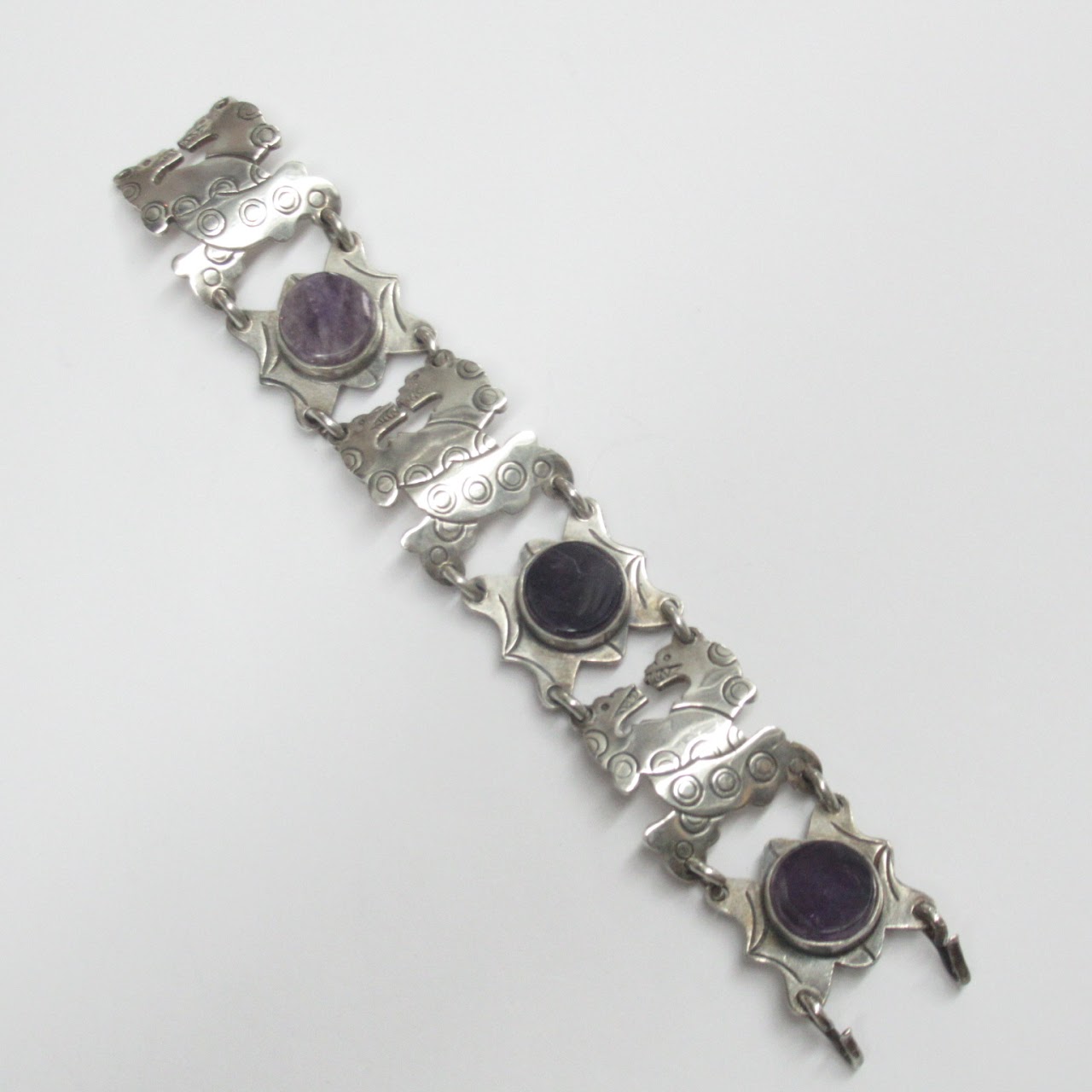 Sterling Silver & Amethyst Carmen Beckmann Bracelet