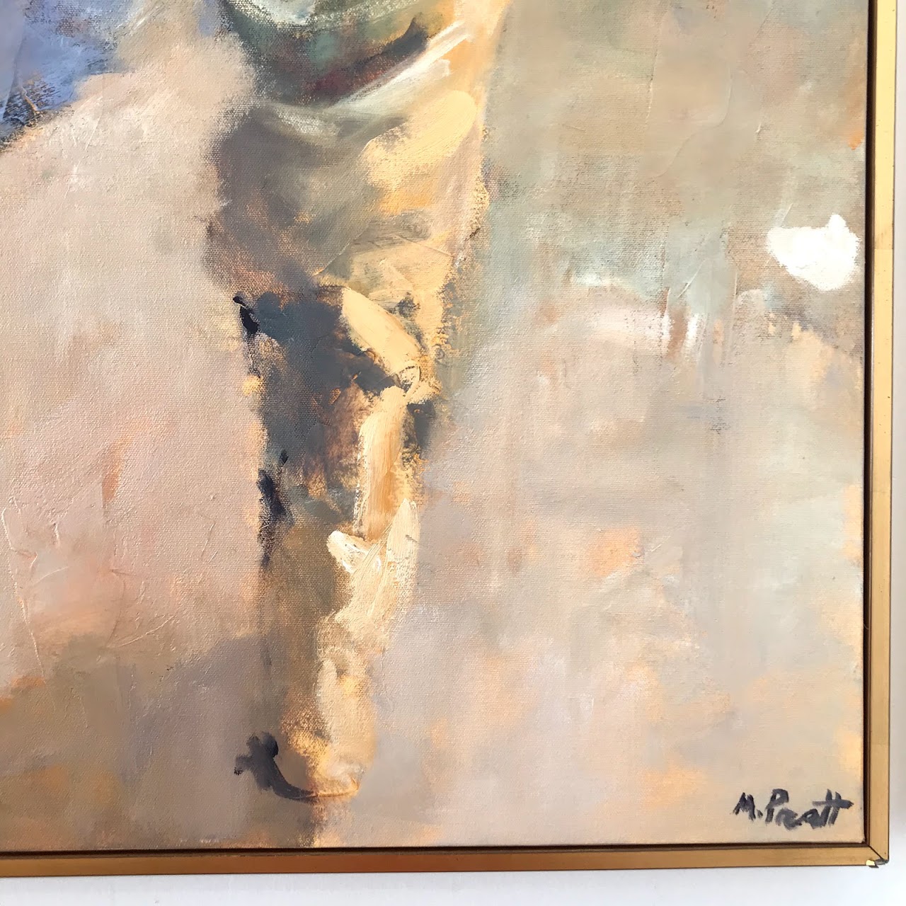 Mary Pratt Signed Contemporary Impressionist Oil Painting