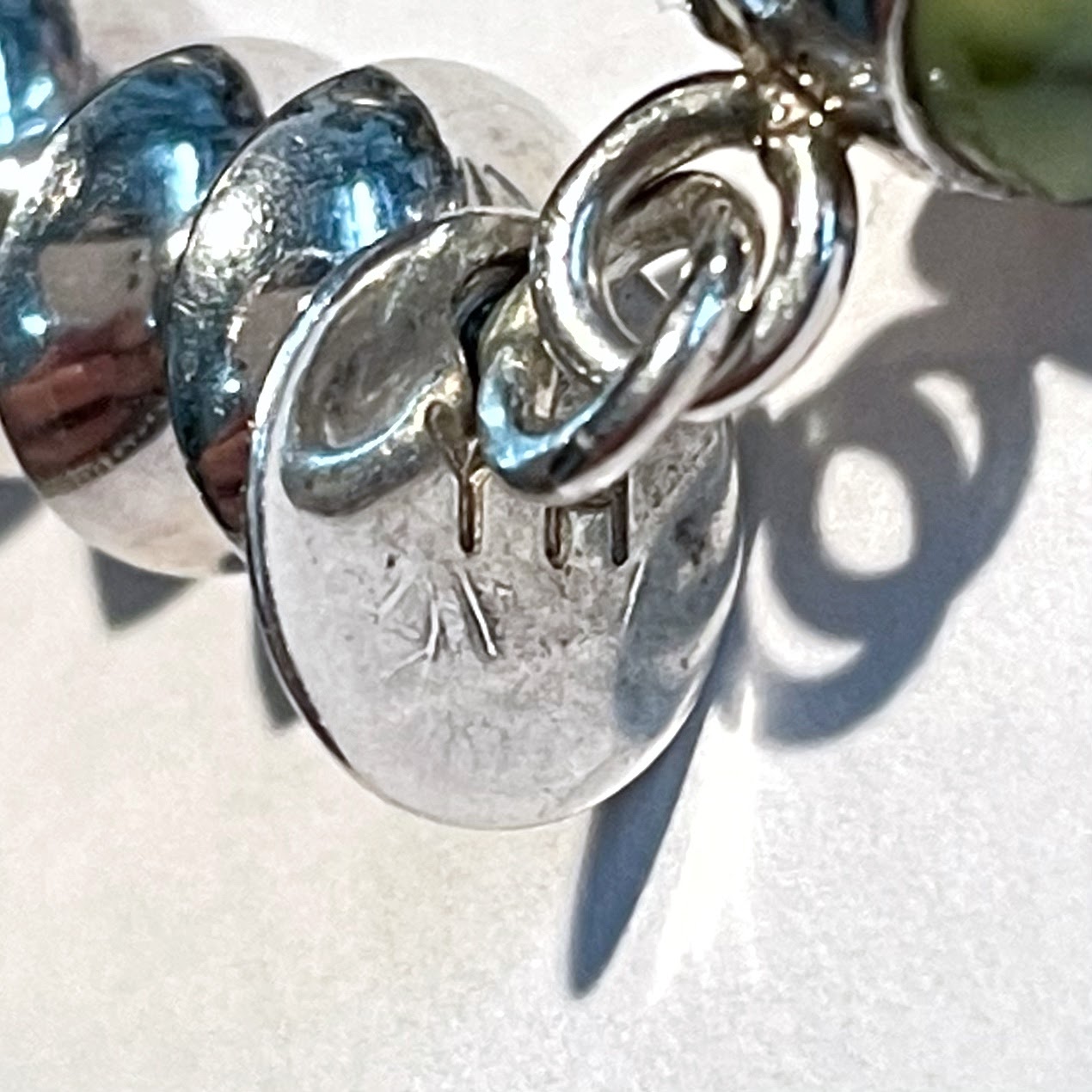 Sterling Silver Graduated Bead Necklace