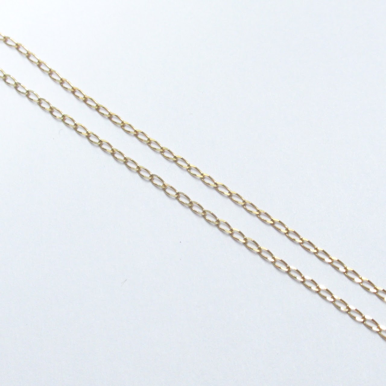 14K Gold & Diamond Twisted Pendant Necklace