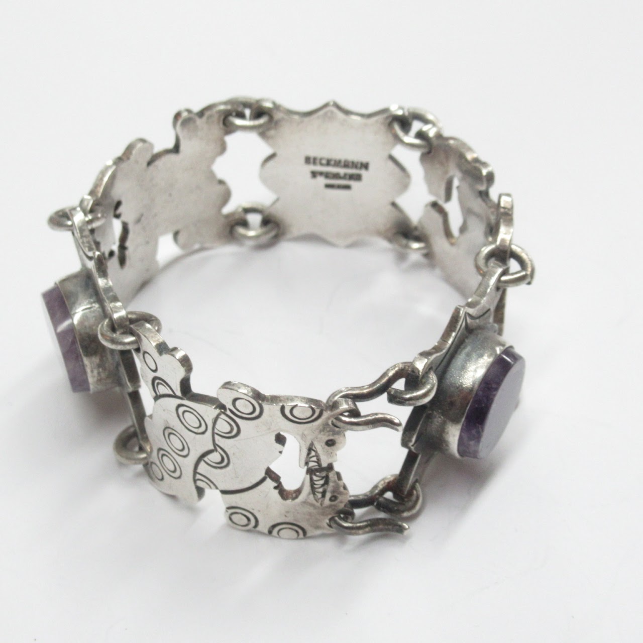 Sterling Silver & Amethyst Carmen Beckmann Bracelet