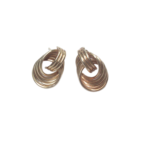 14K Gold Looped Earrings