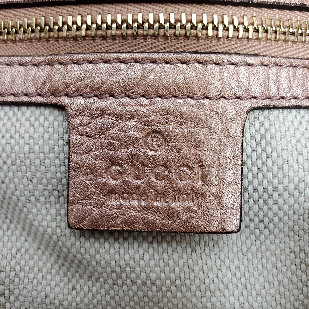 Gucci Soho Metallic Shoulder Bag