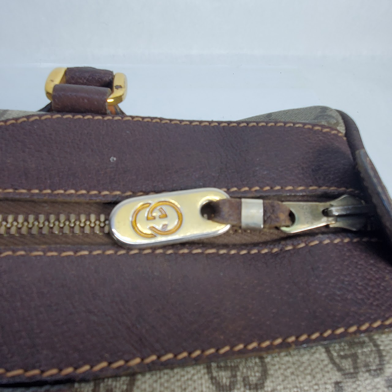 Gucci Vintage GG Monogram Satchel