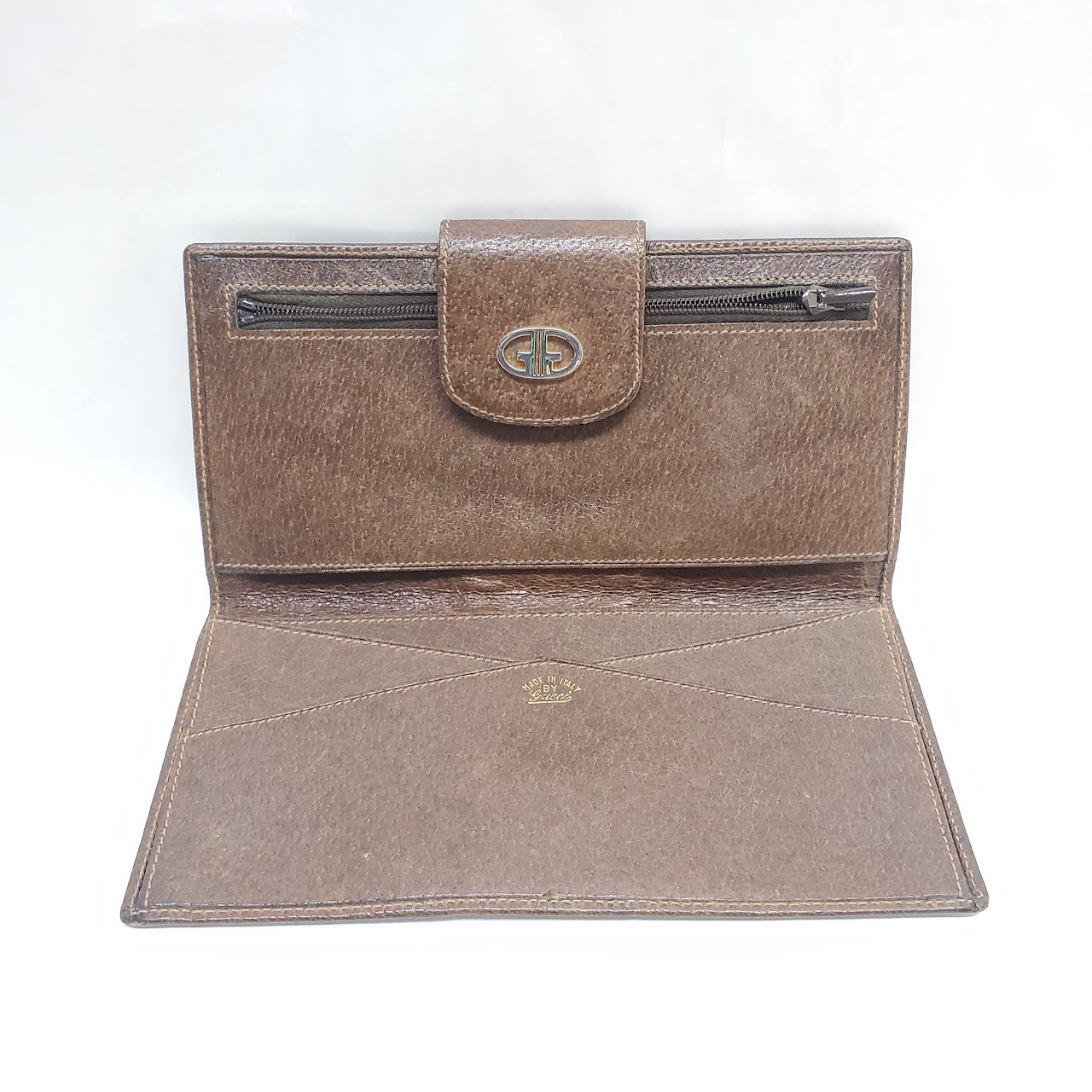 Gucci Vintage GG Monogram Continental Wallet