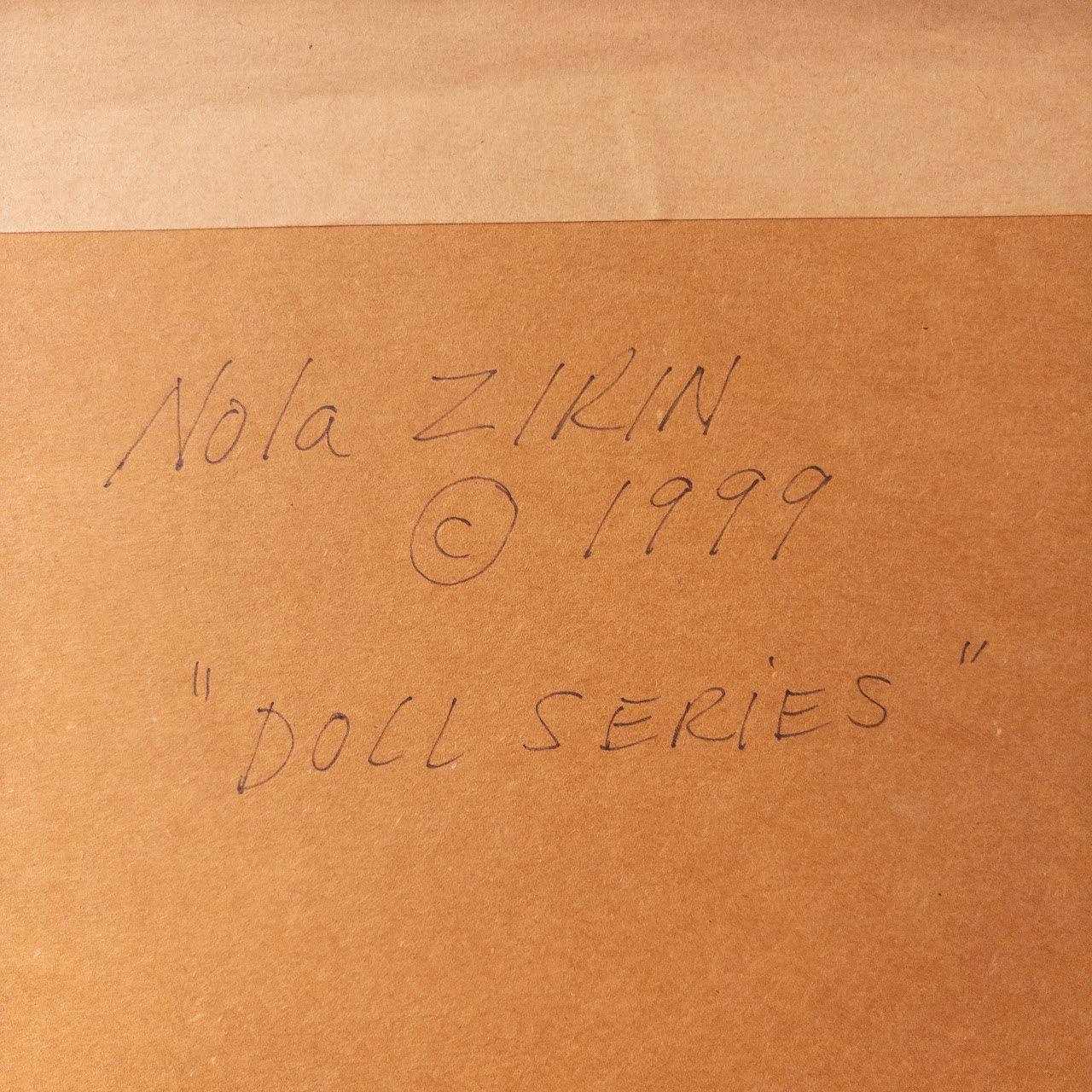 Nola Zirin Signed 'Doll Series #29' Print