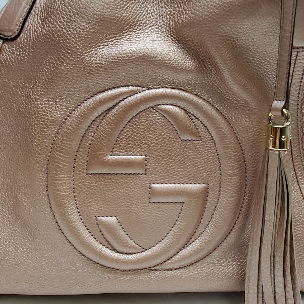 Gucci Soho Metallic Shoulder Bag