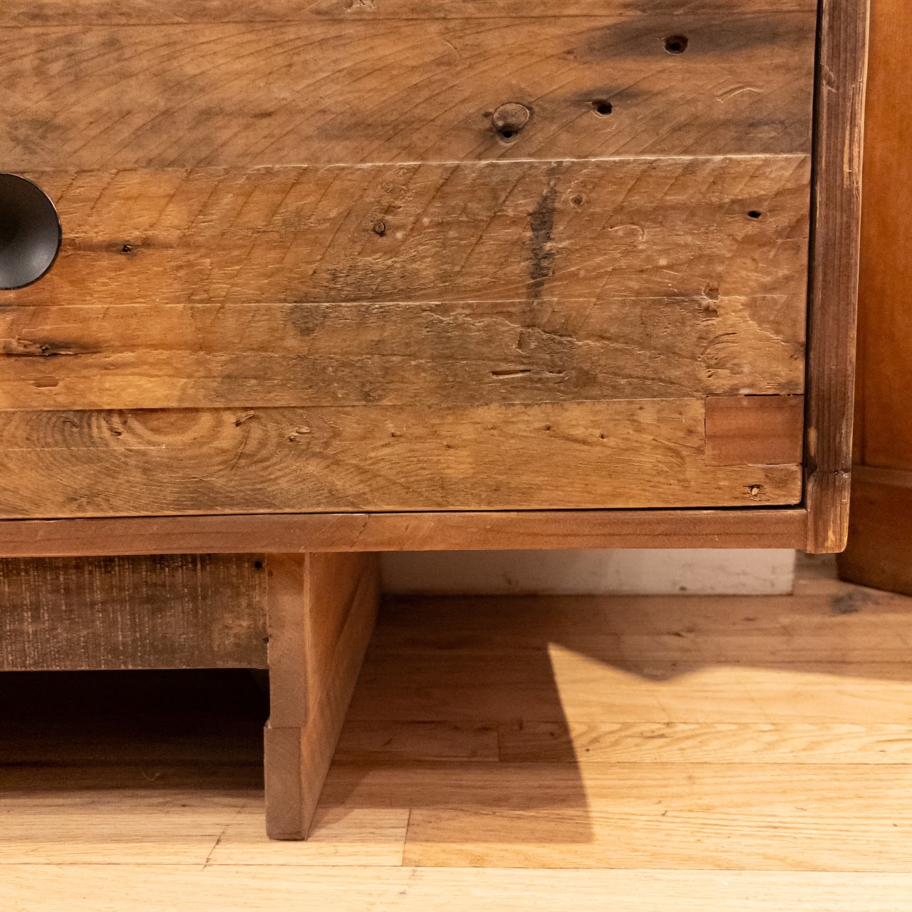 Rustic Reclaimed Pine Six-Drawer Dresser