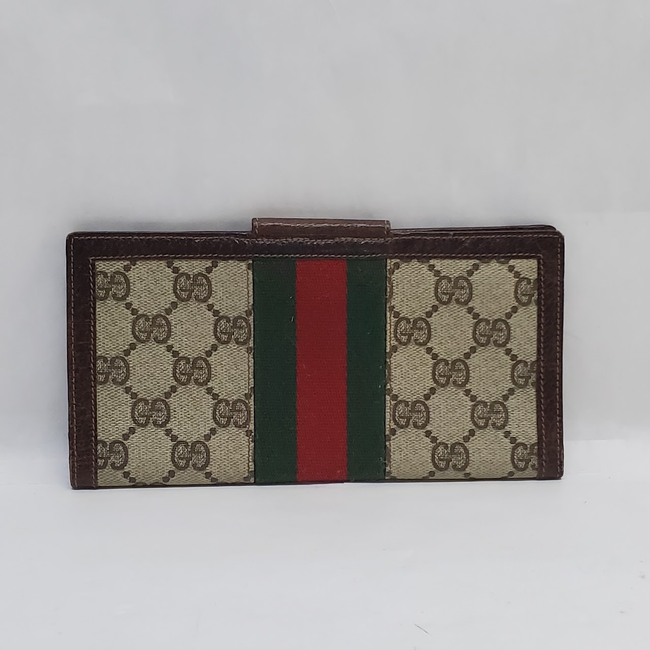 Gucci Vintage GG Monogram Continental Wallet