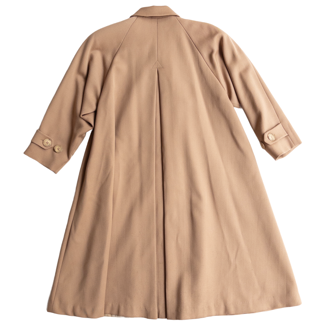 Christian Dior Wool Gabardine Swing Coat