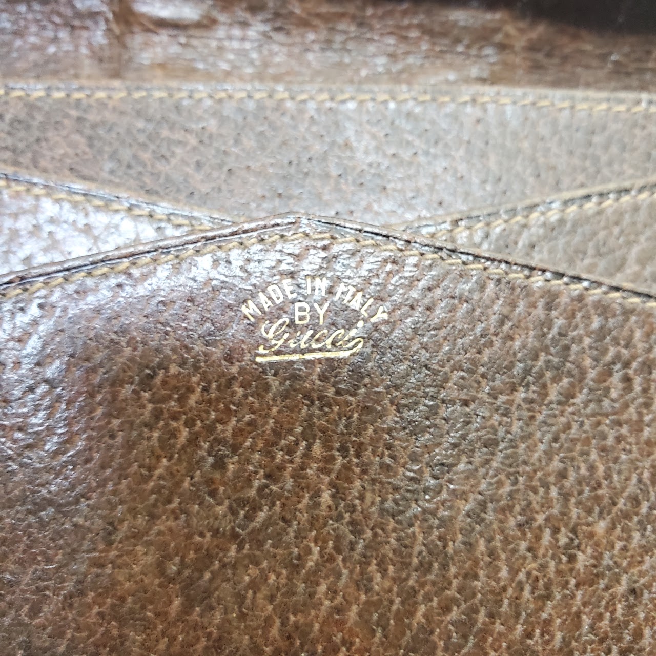 Gucci Vintage GG Monogram Continental Wallet