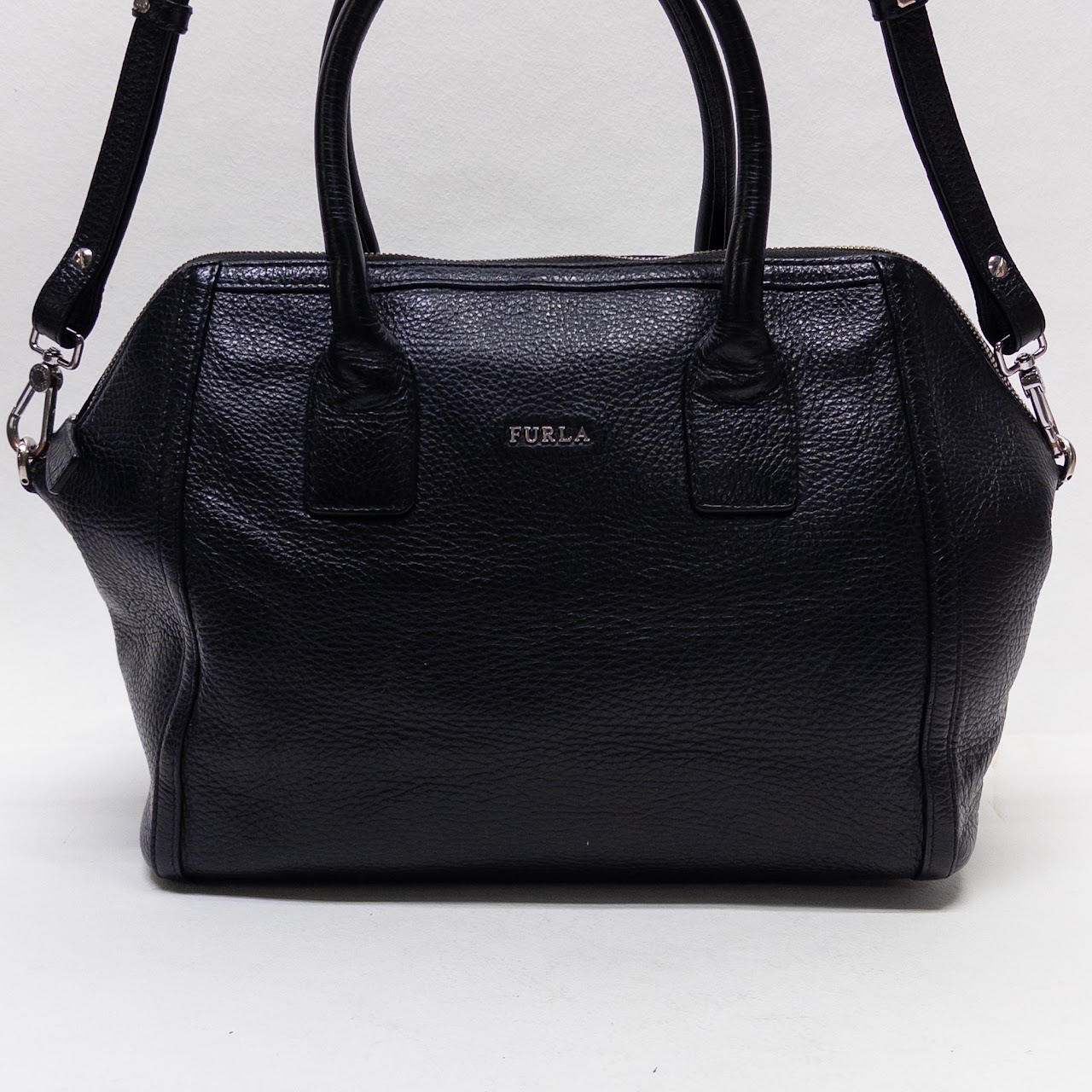 Furla Pebble Leather Shoulder Bag