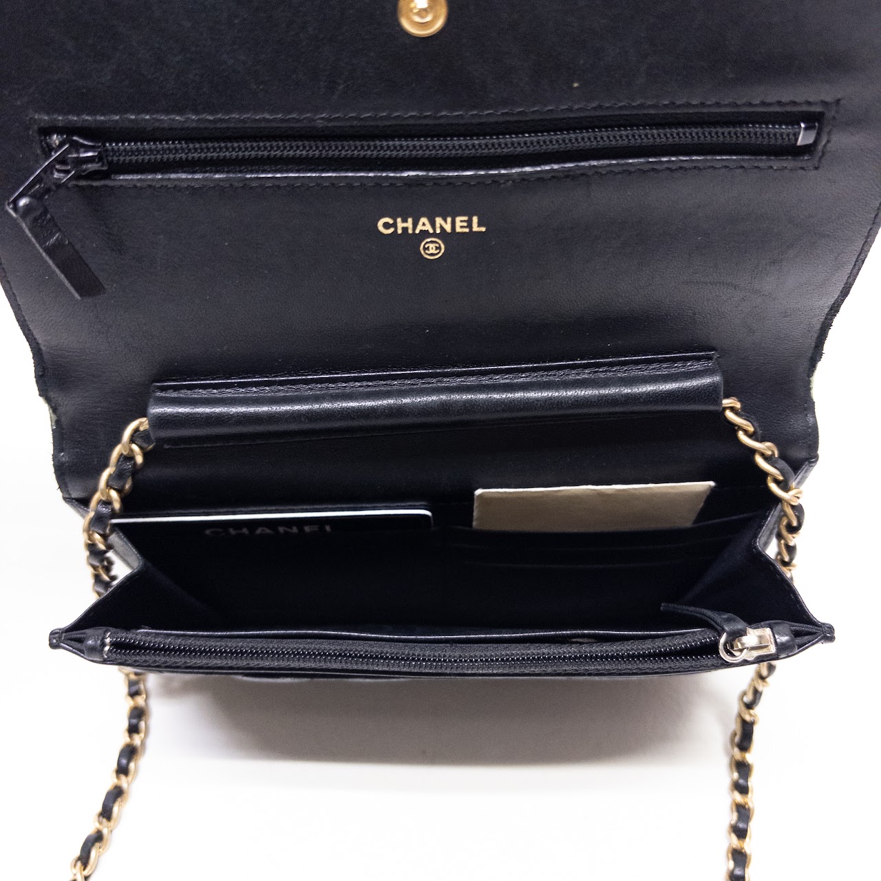 Chanel Boy Chain Wallet/Clutch