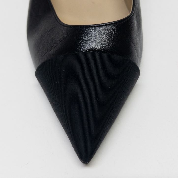 Chanel Gabrielo Chanel Leather and Grosgrain Cap Toe Pumps