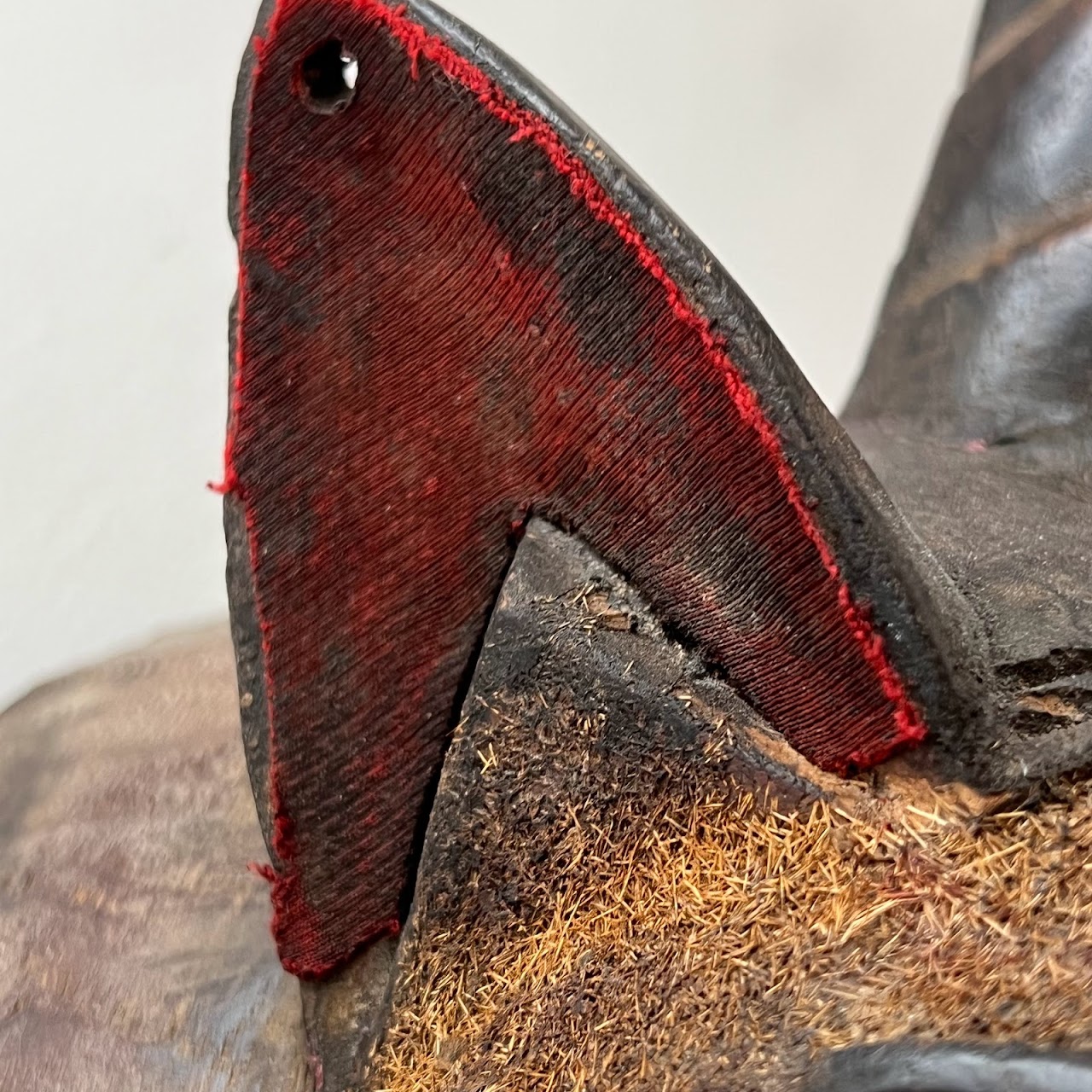 African Zoomorphic Carved Antelope Mask