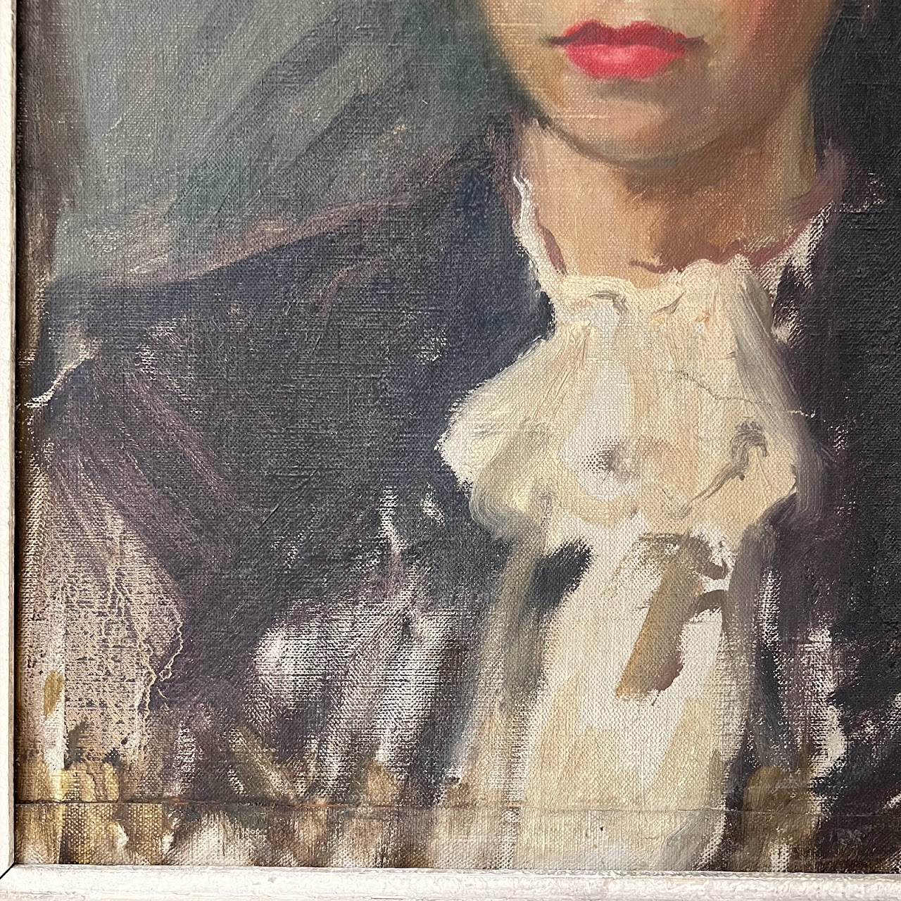 1940s Oil Portrait Painting