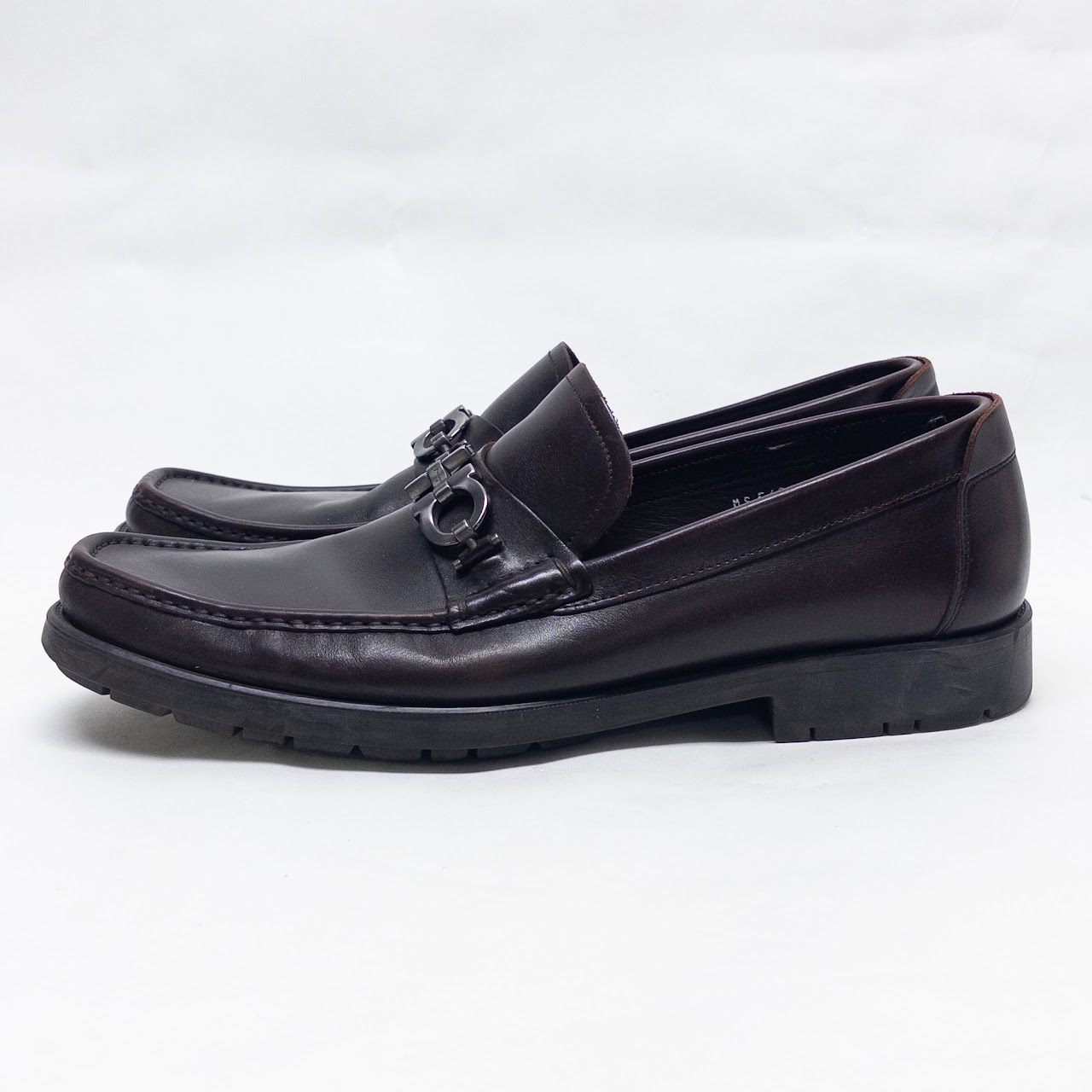 Salvatore Ferragamo Master Lug Sole Loafers