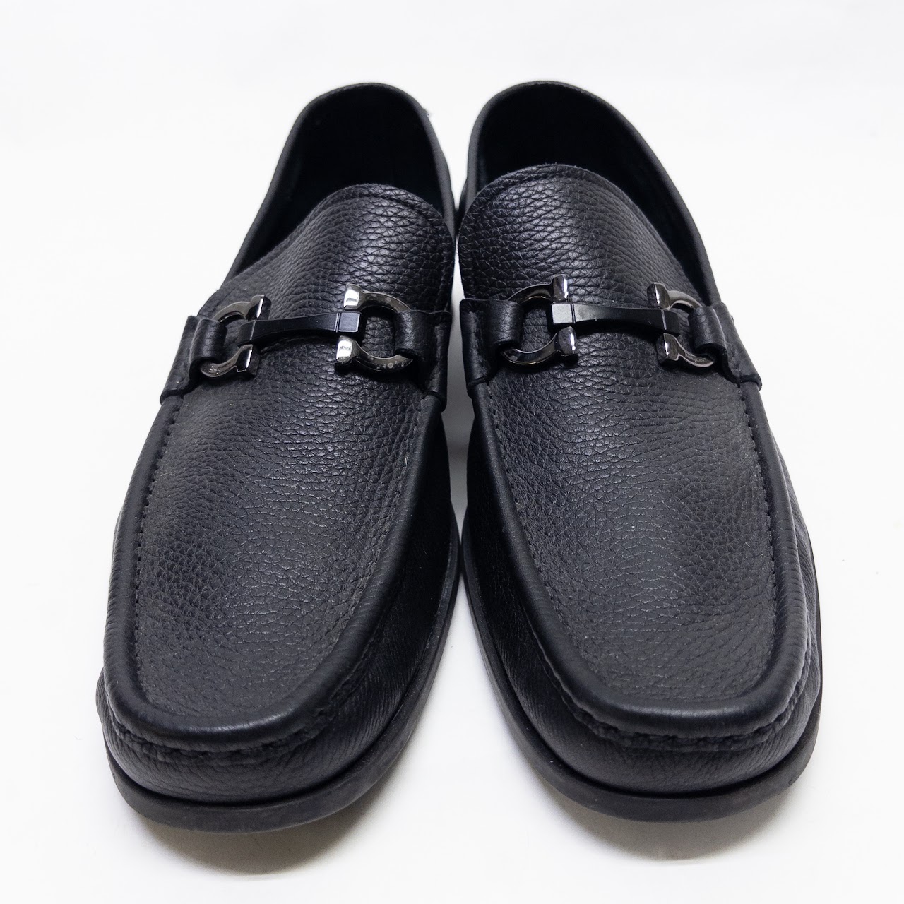 Salvatore Ferragamo Grandioso Gancini Bit Loafers