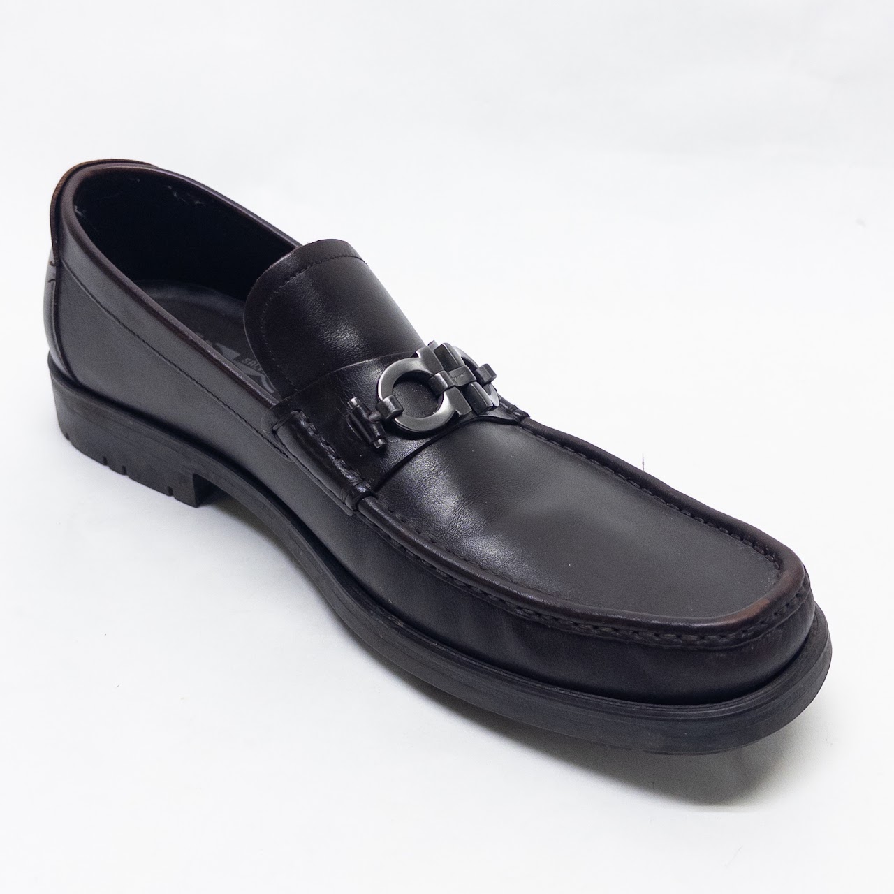 Salvatore Ferragamo Master Lug Sole Loafers