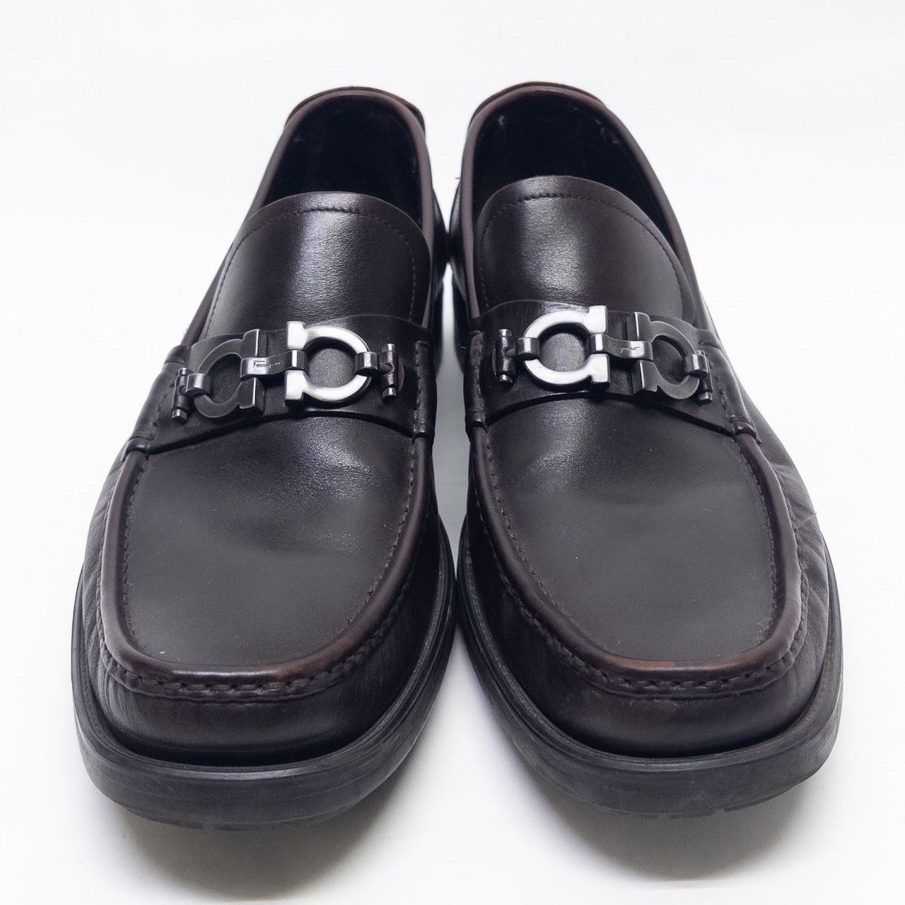 Salvatore Ferragamo Master Lug Sole Loafers