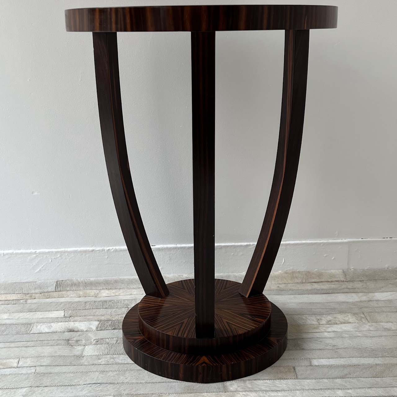 Art Deco Style Macassar Ebony Gueridon