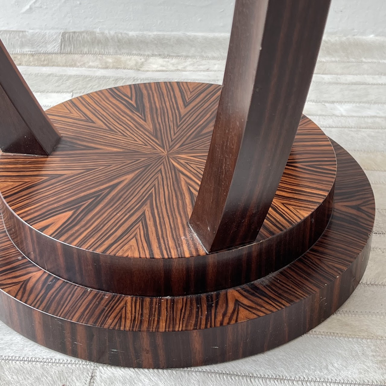 Art Deco Style Macassar Ebony Gueridon