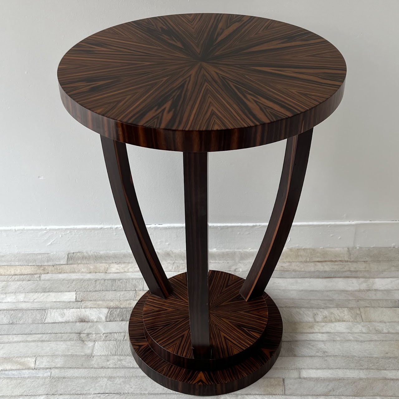 Art Deco Style Macassar Ebony Gueridon