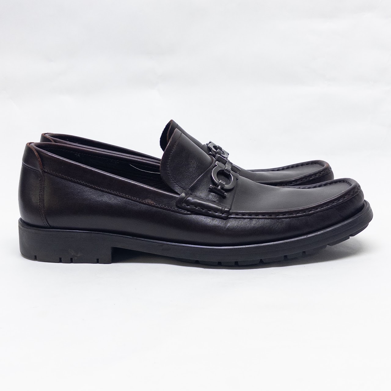 Salvatore Ferragamo Master Lug Sole Loafers